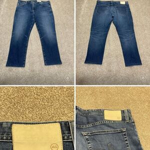 Ag Adrienne goldschmied mens the Everett slim straight jeans sz 38x27 blue jeans